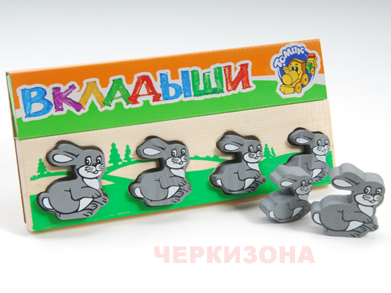 Доска-Вкладыш Томик "Зайка" 481-3 — изображение 3