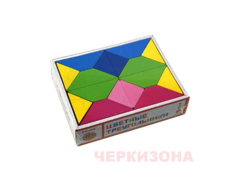 Конструктор "Цветные треугольники" 16 д. 6677 — изображение 3