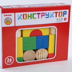 Конструктор Томик "Цветной" 26 д. 6678-26
