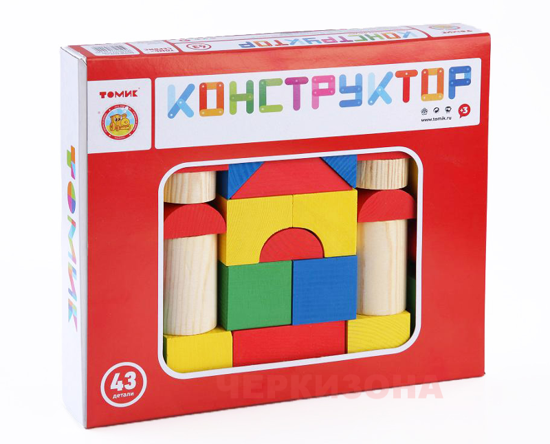 Конструктор Томик "Цветной" 43 д. 6678-43 — изображение 3