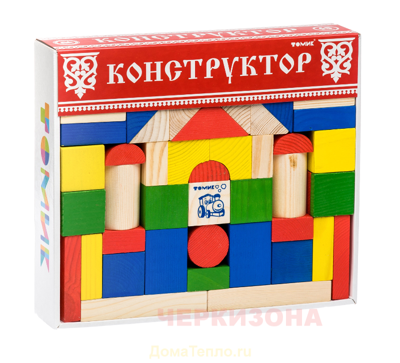 Конструктор Томик "Цветной" 65 д. 6678-65