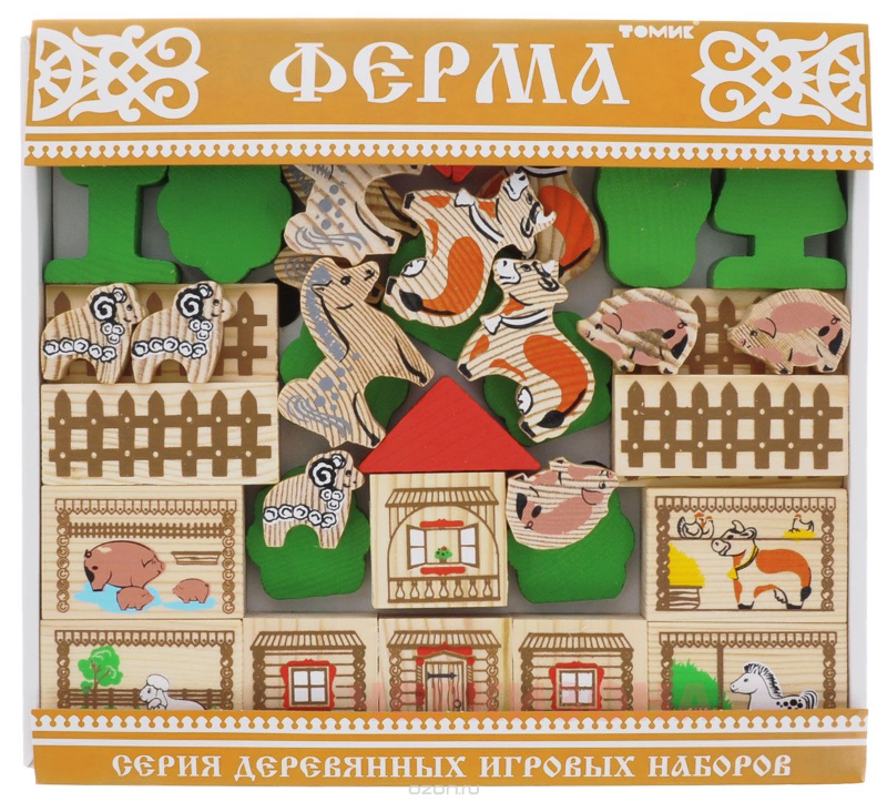Конструктор Томик "Ферма" 46 д. 7678-2