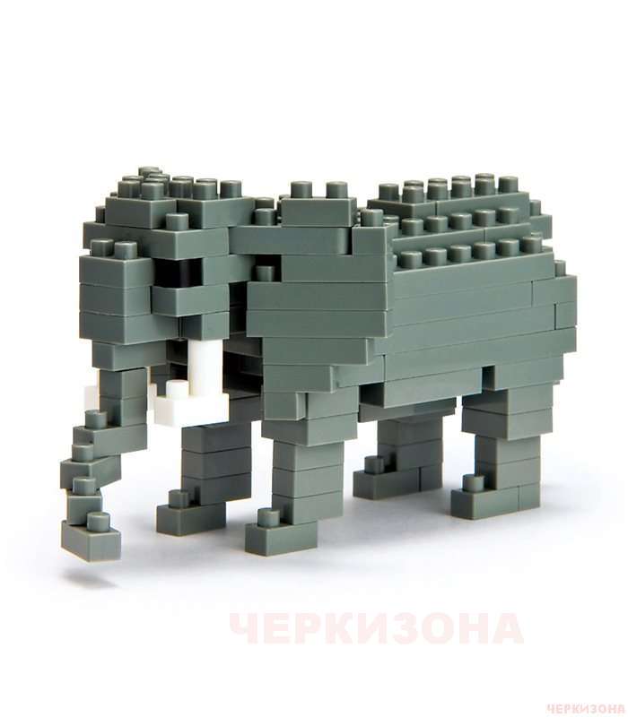 Мини-конструктор NanoBlock - Африканский Слон