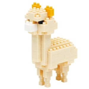 Мини-конструктор NanoBlock -Альпака Бежевая