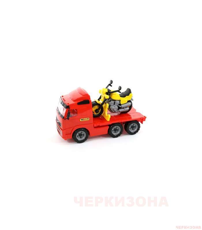 Автомобиль-платформа + мотоцикл гоночный 'Байк' Wader
