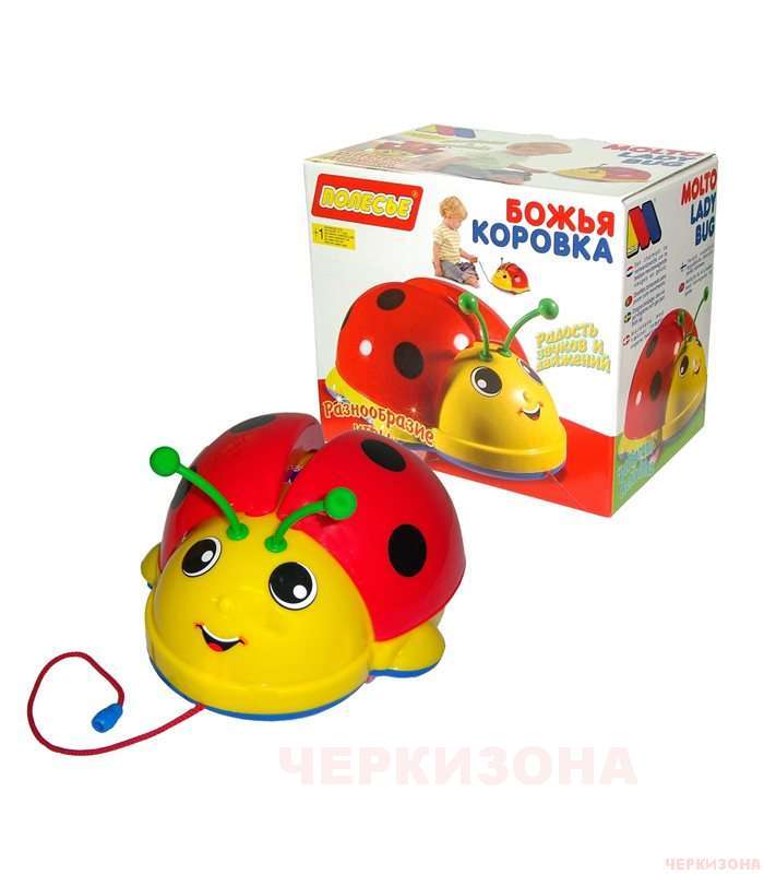 Божья коровка каталка Molto
