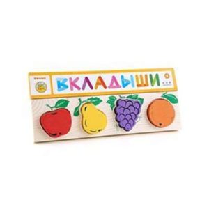 Доска-Вкладыш Фрукты-ягоды Томик