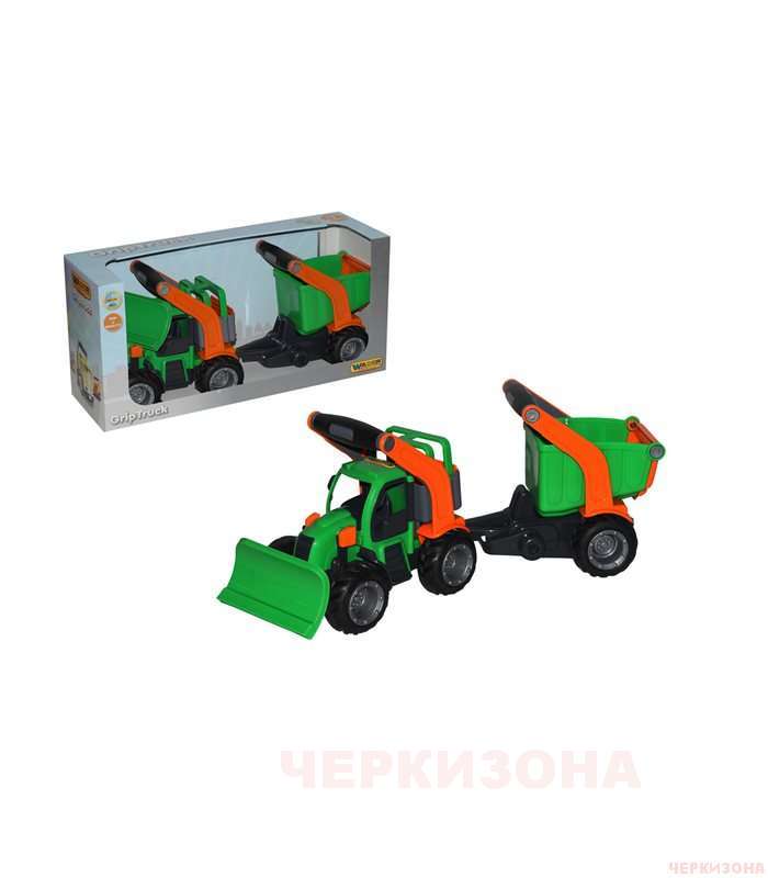 ГрипТрак', трактор снегоуборочный с полуприцепом (в коробке) Wader