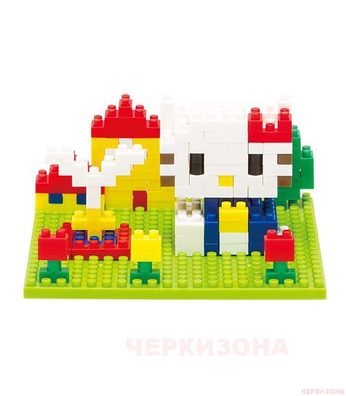 Мини-конструктор NanoBlock - Hello Kitty в парке