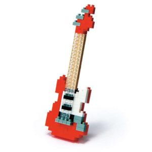 Мини-конструктор NanoBlock - Красная Электрогитара