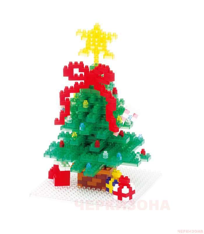Мини-конструктор NanoBlock - Кремлевская Елка