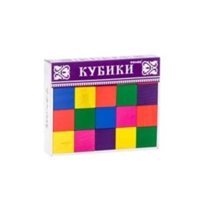 Кубики цветные 20 шт Томик