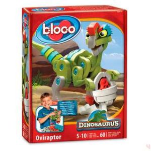 Динозавр Овираптор' конструктор BLOCO . Мягкий 3D конструктор для детей.