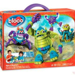 Огры и Монстры' конструктор BLOCO. Мягкий 3D конструктор для мальчиков.