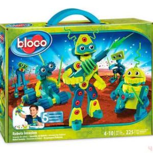 Вторжение Роботов' конструктор BLOCO . Мягкий 3D конструктор для детей.