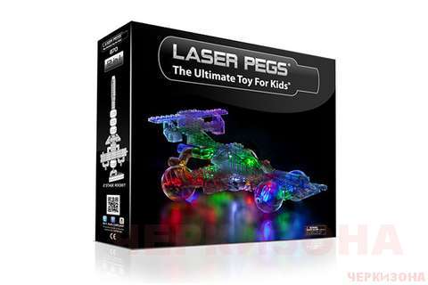 Laser Pegs 'Гоночный автомобиль' - Светящийся конструктор для мальчиков.