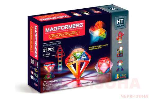 Magformers Lighted set - Магнитный конструктор Магформерс.