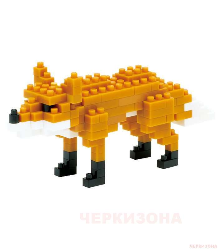 Мини-конструктор NanoBlock - Лиса