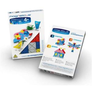 МиниМозаика магнитная Magneticus (Магнетикус) 'Бабочка', 99 деталей, 6 цветов