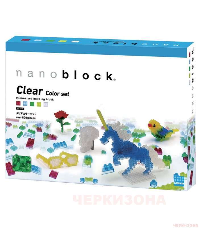Мини-конструктор NanoBlock - Набор полупрозрачных кирпичиков Nanoblock