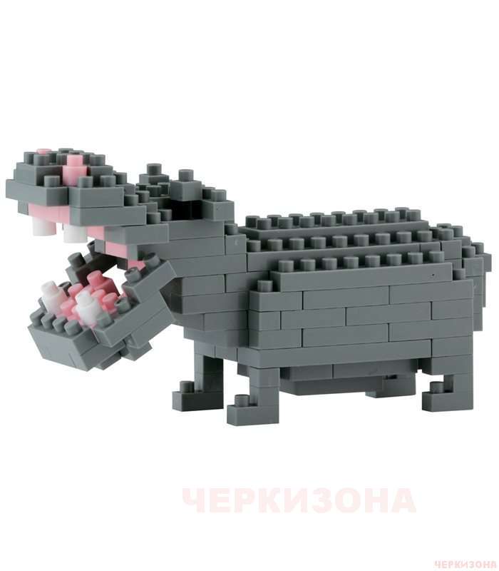Мини-конструктор NanoBlock - Бегемот