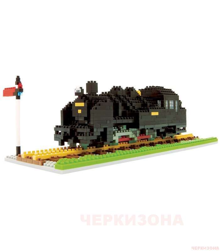 Мини-конструктор NanoBlock - Паровоз Deluxe