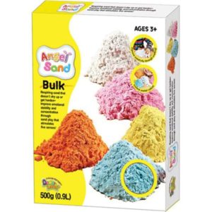 Песок для творчества 'Angel Sand', 900г, цвет голубой