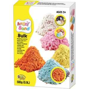 Песок для творчества 'Angel Sand', 900г, цвет оранжевый