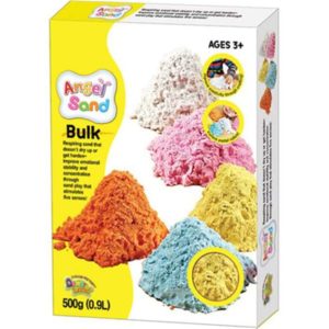 Песок для творчества 'Angel Sand', 900г, цвет желтый