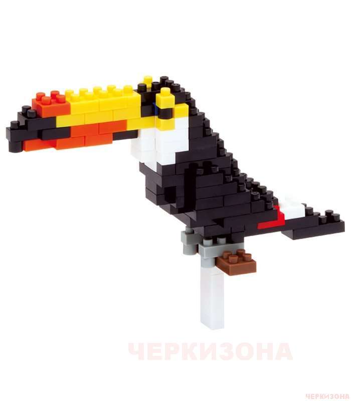 Мини-конструктор NanoBlock - Птица Тукан