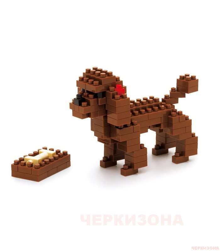 Мини-конструктор NanoBlock - Пудель