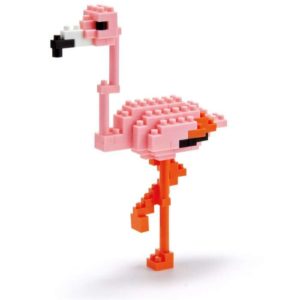 Мини-конструктор NanoBlock - Розовый фламинго