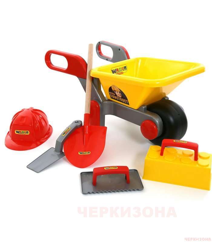 Тачка №4 'Construct' + Набор каменщика №4 'Construct' Wader