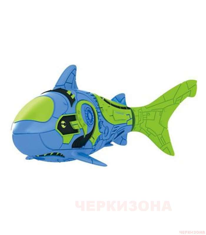 Тропическая РобоРыбка 'Акула', цвет синий. Zuru