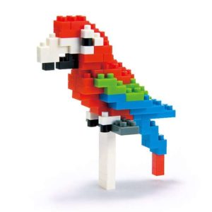 Мини-конструктор NanoBlock - Зеленокрылый Ара